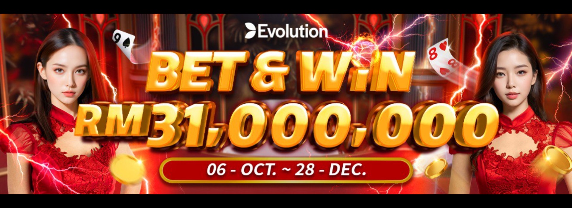 WhiteCliff - 🧧 Evolution Bet&Win Q4 🧧 Promotion